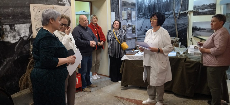 Томские поисковики и краеведы в Асиновском музее