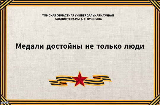 Интерактивный плакат «Медали достойны не только люди» (6+)